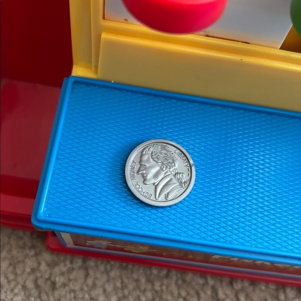Fisher-Price Cash Register Toy Vintage remake - Picture 5 of 6